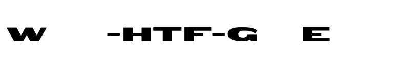 Woodtype-HTF-GothicExtended font preview