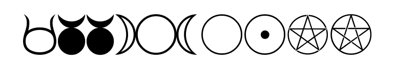 Woolbats font preview