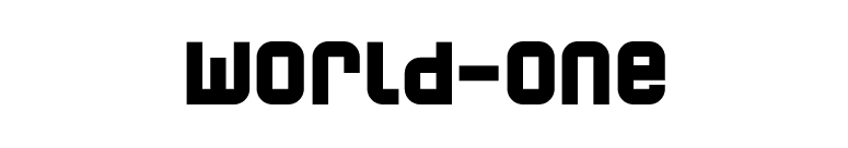 World-One font preview