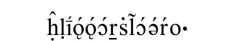 WP Accent Serif font preview