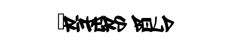 Writers bold font preview