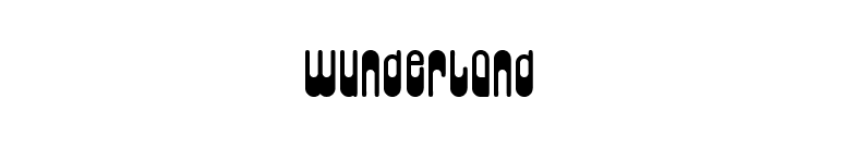 Wunderland font preview