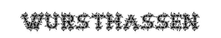 WurstHassen font preview