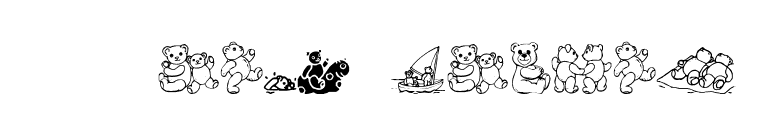 WWBearySpecial font preview