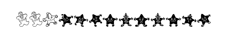 WWGingerbread font preview
