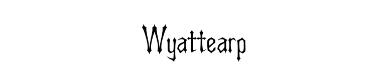 Wyattearp font preview