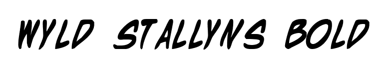Wyld Stallyns Bold font preview