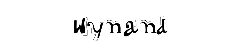 Wynand font preview