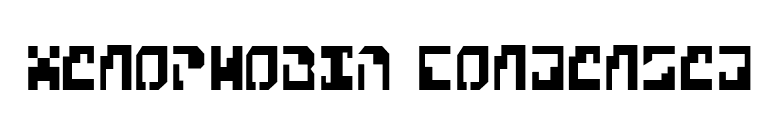 Xenophobia Condensed font preview