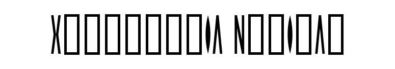 Xenophobia Nominal font preview