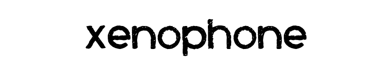 Xenophone font preview