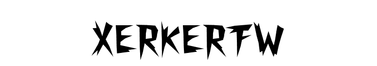 XerkerFW font preview