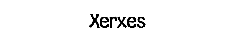 Xerxes font preview