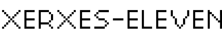 XERXES-ELEVEN font preview