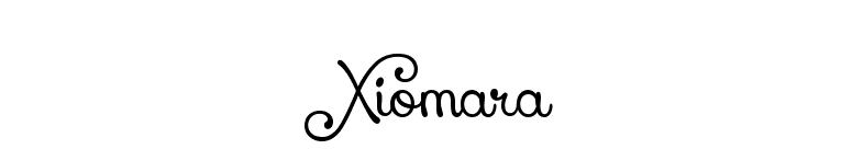 Xiomara font preview