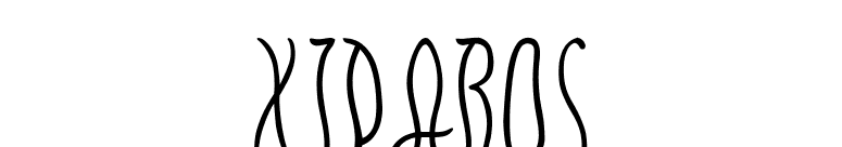 XIPAROS font preview