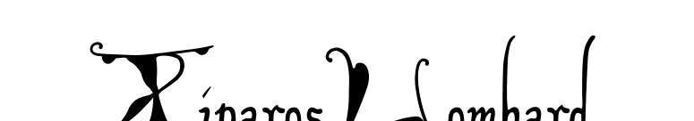 XiparosLombard font preview
