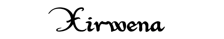 Xirwena font preview