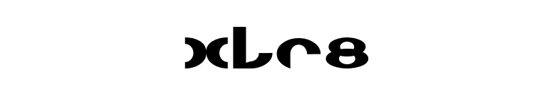 XLR8 font preview