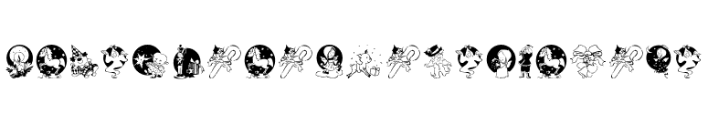 XmasPromotionsSymbols font preview