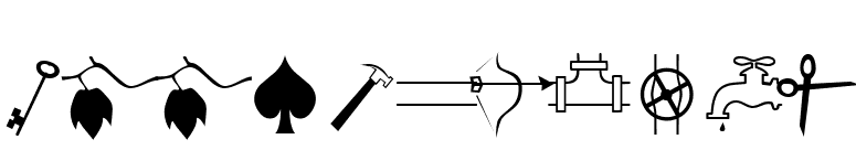 XMMDrawings font preview