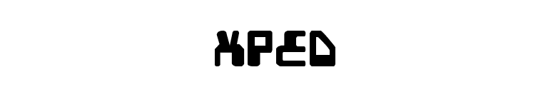 XPED font preview