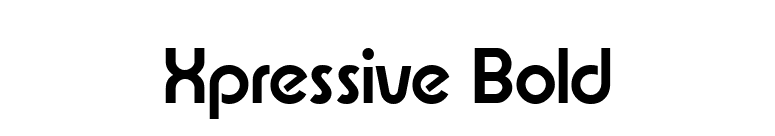 Xpressive Bold font preview