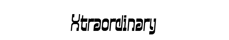 Xtraordinary font preview