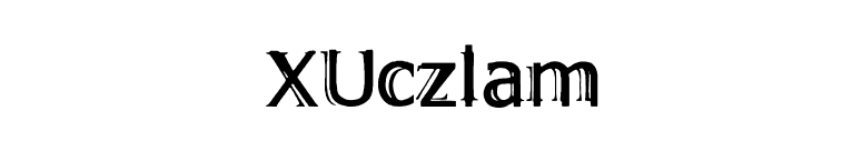 XUczlam font preview
