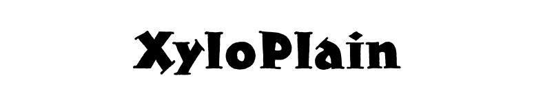 XyloPlain font preview