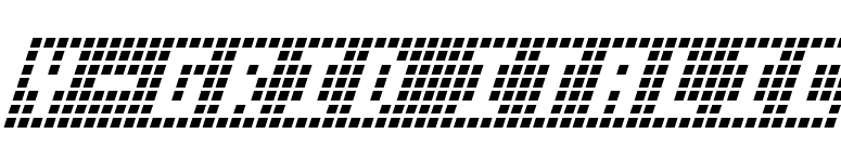 Y-Grid Italic font preview