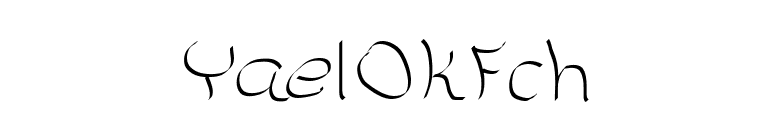 YaelOkFch font preview