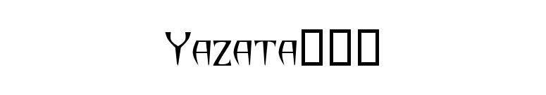 Yazataâ„¢ font preview