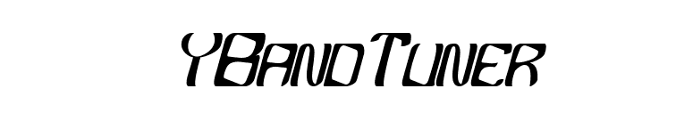 YBandTuner font preview