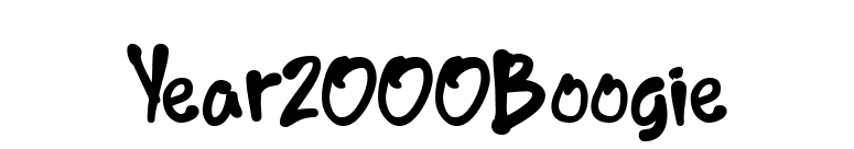 Year2000Boogie font preview