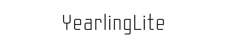 YearlingLite font preview