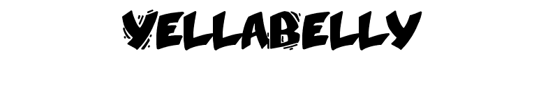 YellaBelly font preview