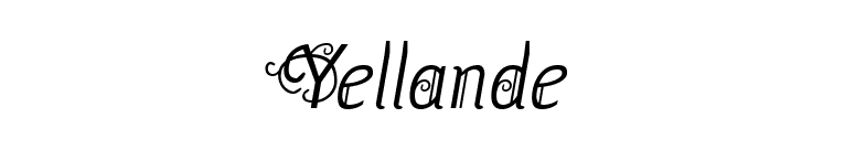 Yellande font preview