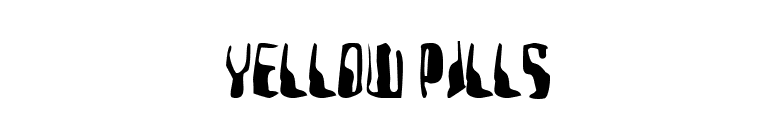 Yellow Pills font preview