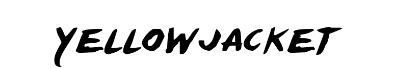 Yellowjacket font preview
