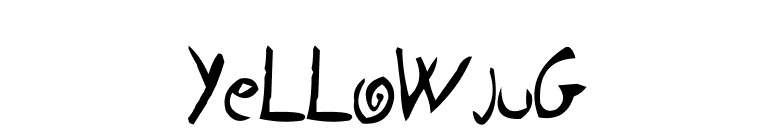 YellowJug font preview