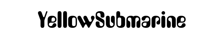 YellowSubmarine font preview