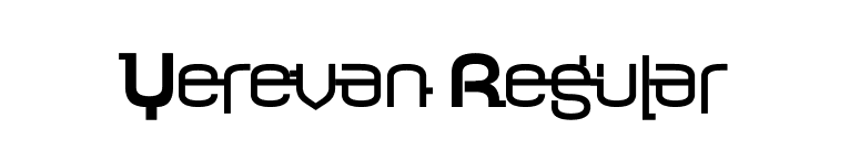 Yerevan Regular font preview