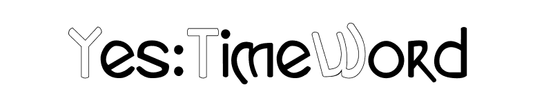 Yes:TimeWord font preview