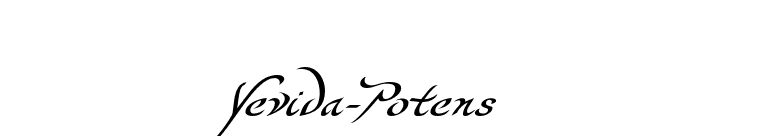 Yevida-Potens font preview