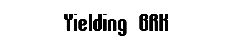 Yielding BRK font preview