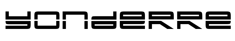 Yonderre font preview