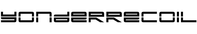 YonderRecoil font preview