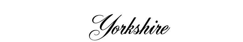 Yorkshire font preview