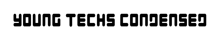 Young Techs Condensed  font preview